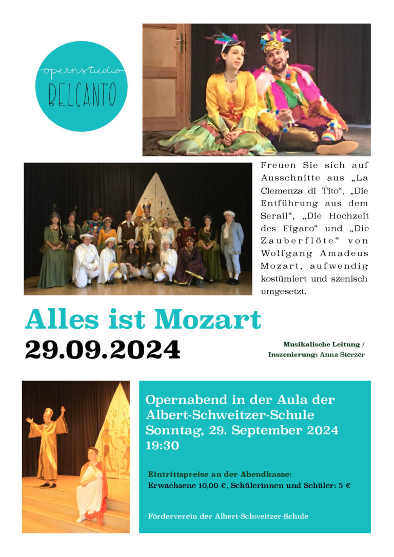 Alles ist Mozart: Opernabend an der ASS